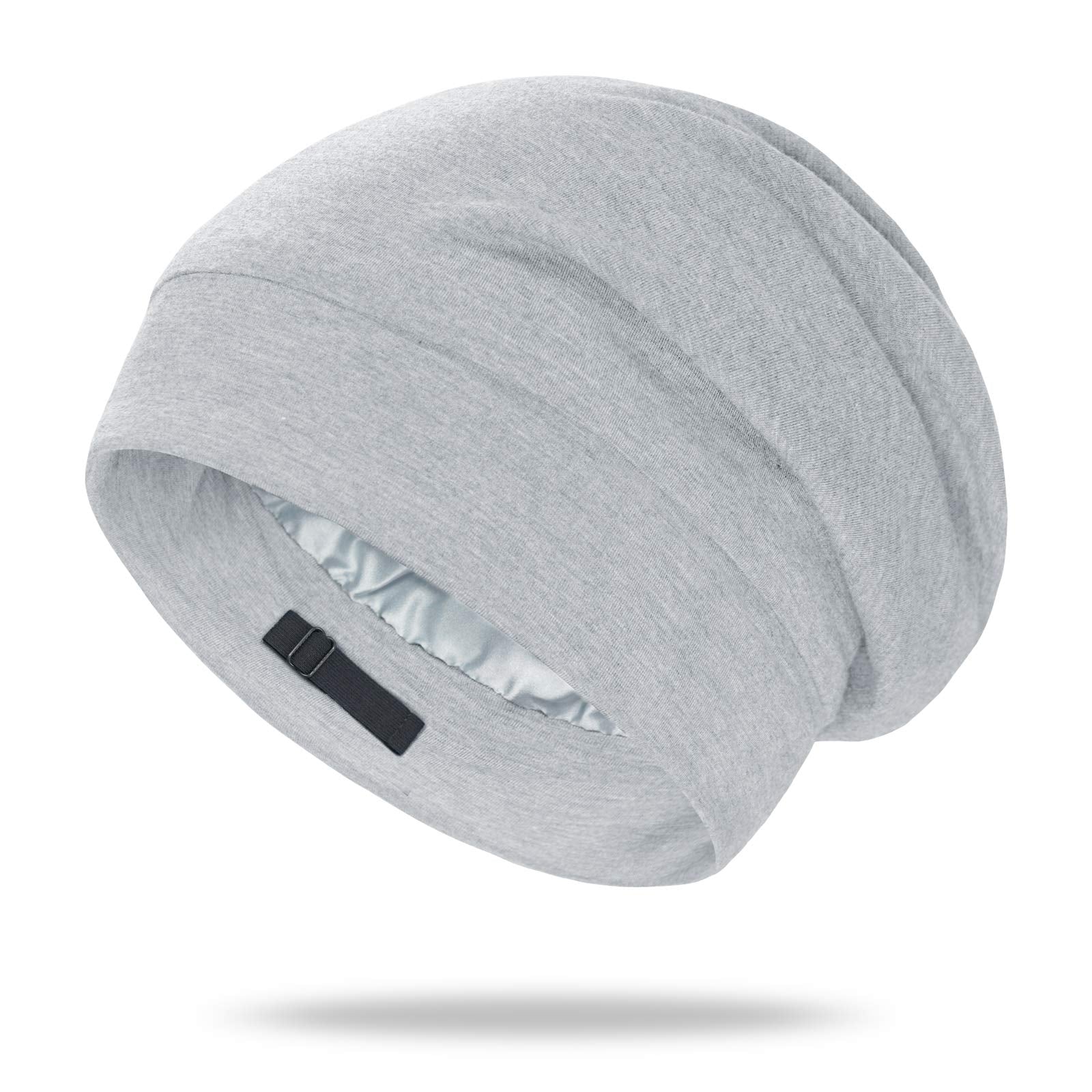 Bonnet de sommeil OLESILK en soie Mulberry 100% protège les cheveux pendant le sommeil.