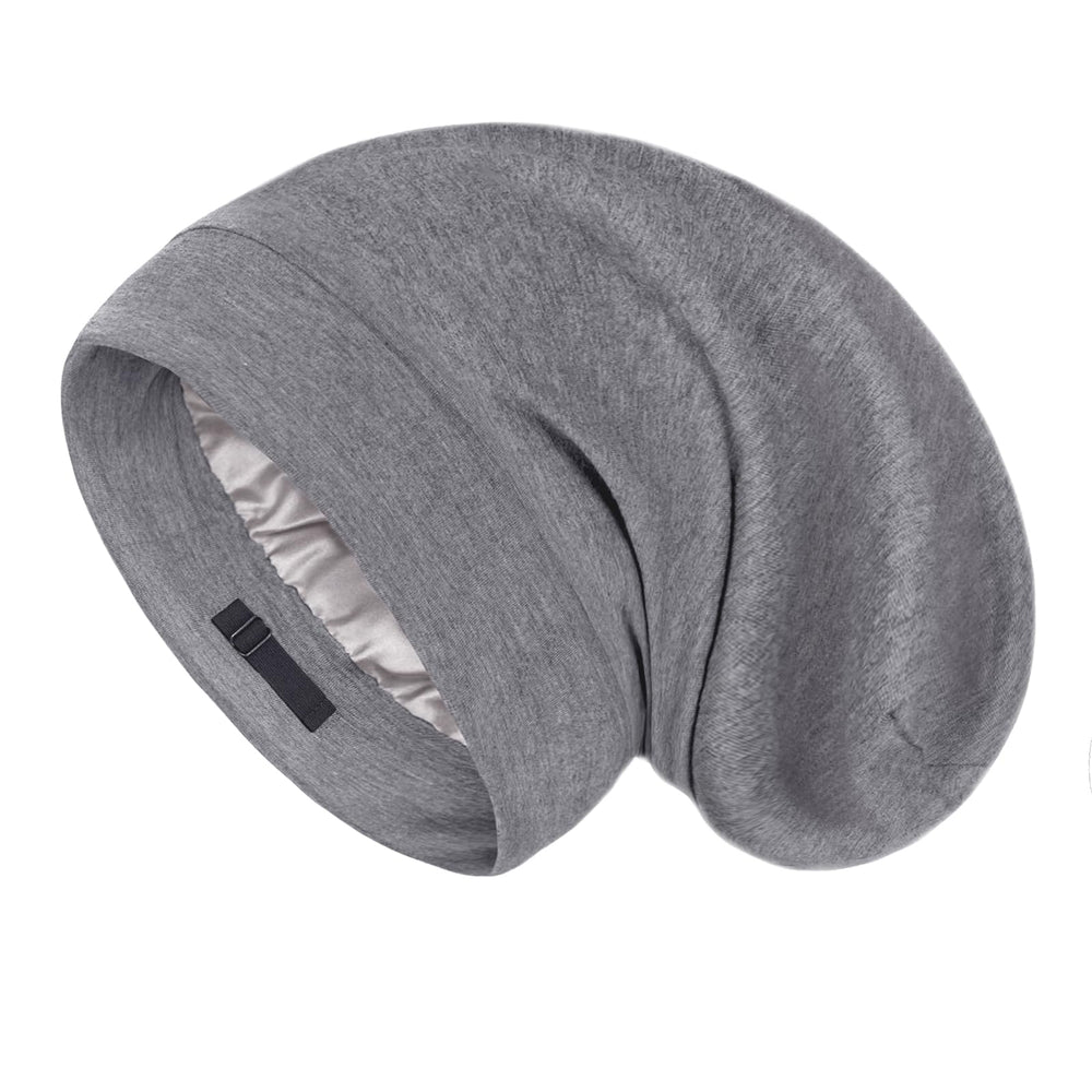 Bonnet OLESILK en soie de mûrier, long pour cheveux longs, douceur nocturne et réveil sans nœuds.