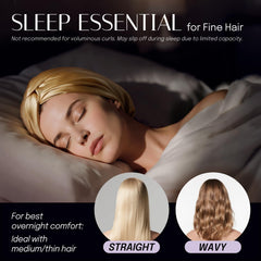 OLESILK bonnet protège les boucles et coiffures nocturnes.