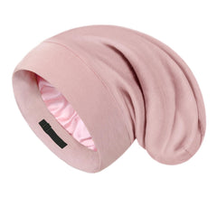 OLESILK bonnet en soie pour cheveux longs protège les nœuds au réveil