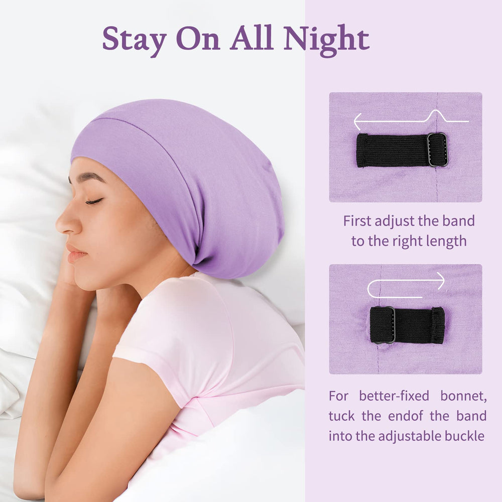 OLESILK bonnet violet pour usage quotidien, confort et simplicité