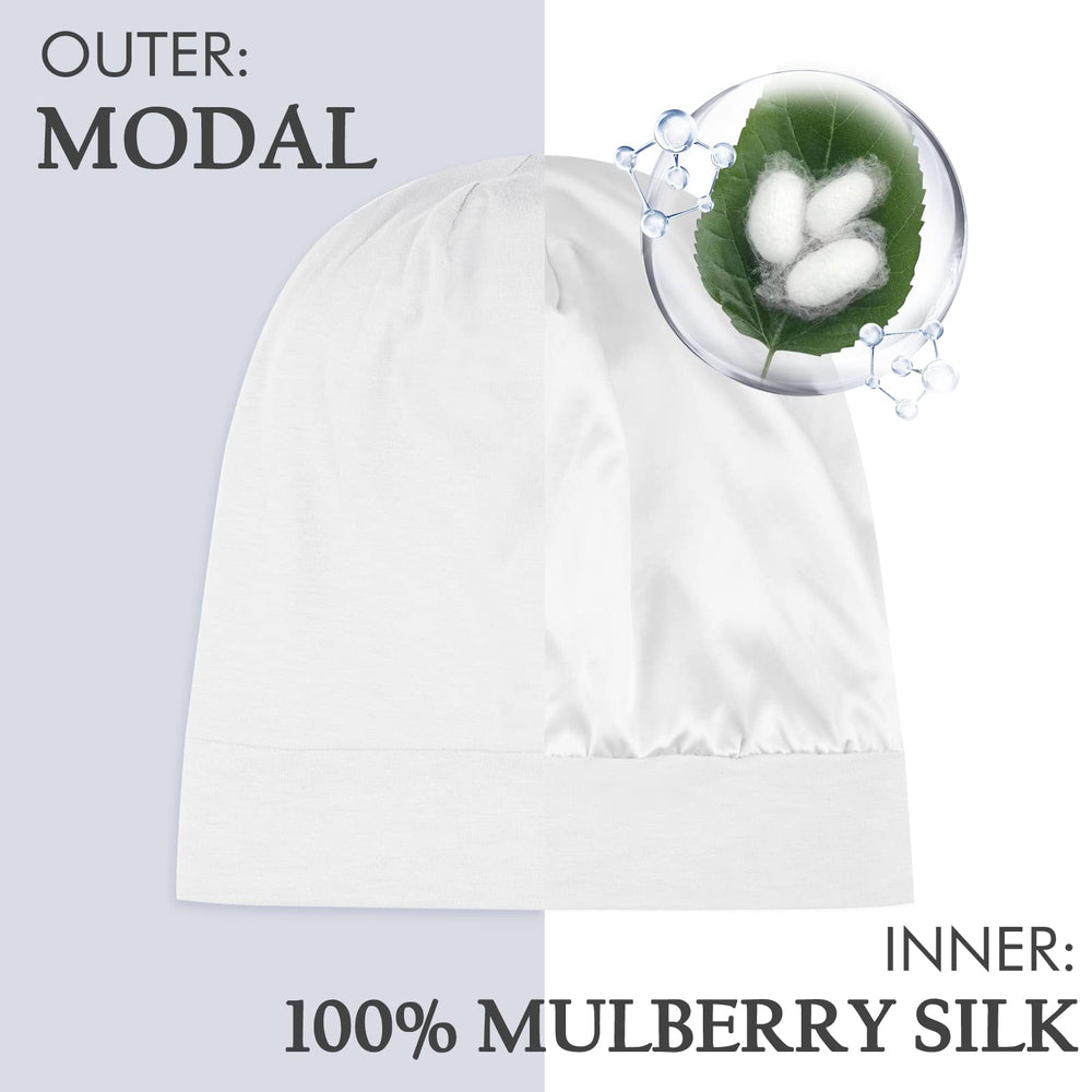 OLESILK doublure soie intérieure, surface lisse et réduction des frottements nocturnes.