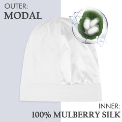 OLESILK doublure soie intérieure, surface lisse et réduction des frottements nocturnes.
