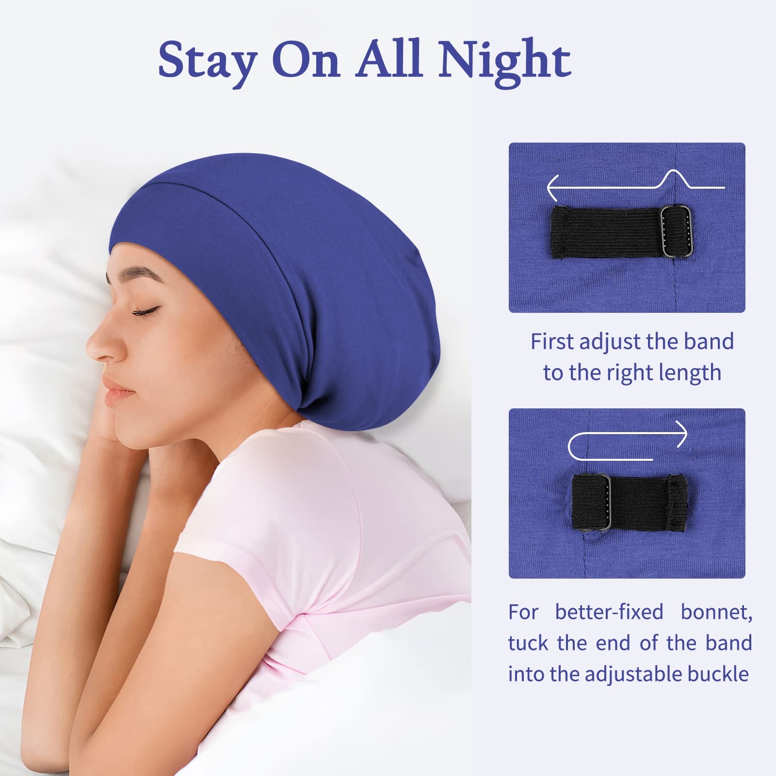Protection des cheveux contre les frottements avec le bonnet OLESILK.