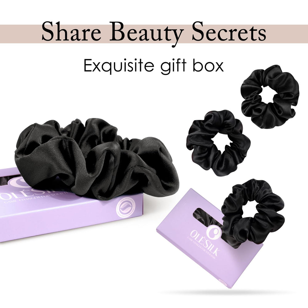 OLESILK scrunchie en soie : brillance discrète pour sublimer vos tenues