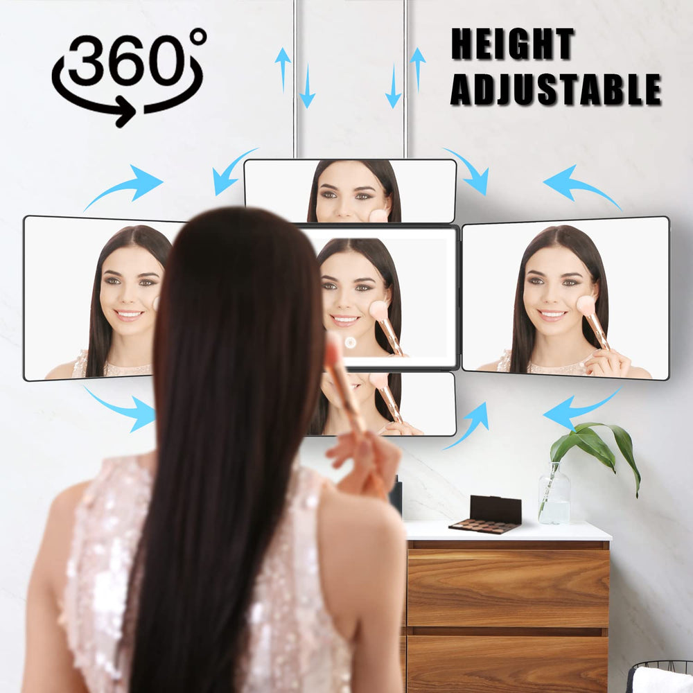 OLIBUY Grand miroir: usage coiffure et maquillage à domicile.