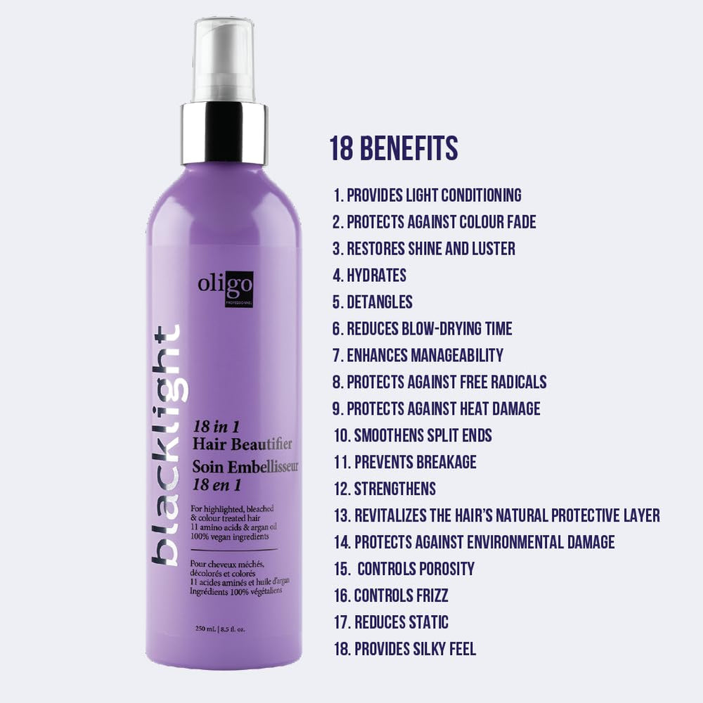 Sérum brume anti-frizz Blacklight pour cheveux lisses et sans frisottis
