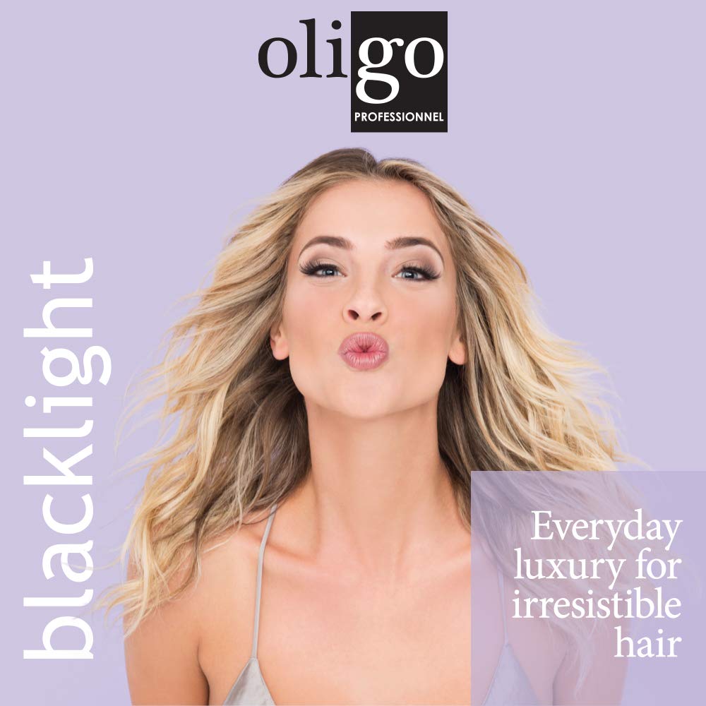 Oligo Professionnel Blacklight Shampoing Sec blond, adapté à tous les tons.