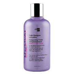 Bouteille Oligo Professionnel Blacklight Violet Shampoo, neutralise les reflets jaunes.