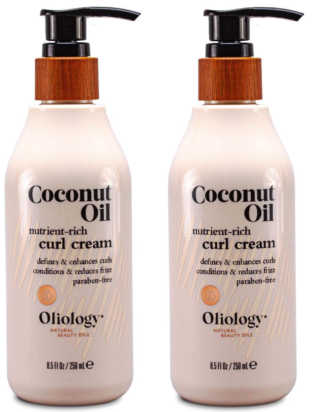 Crème Oliology à l’huile de coco pour des boucles définies et sans frisottis.
