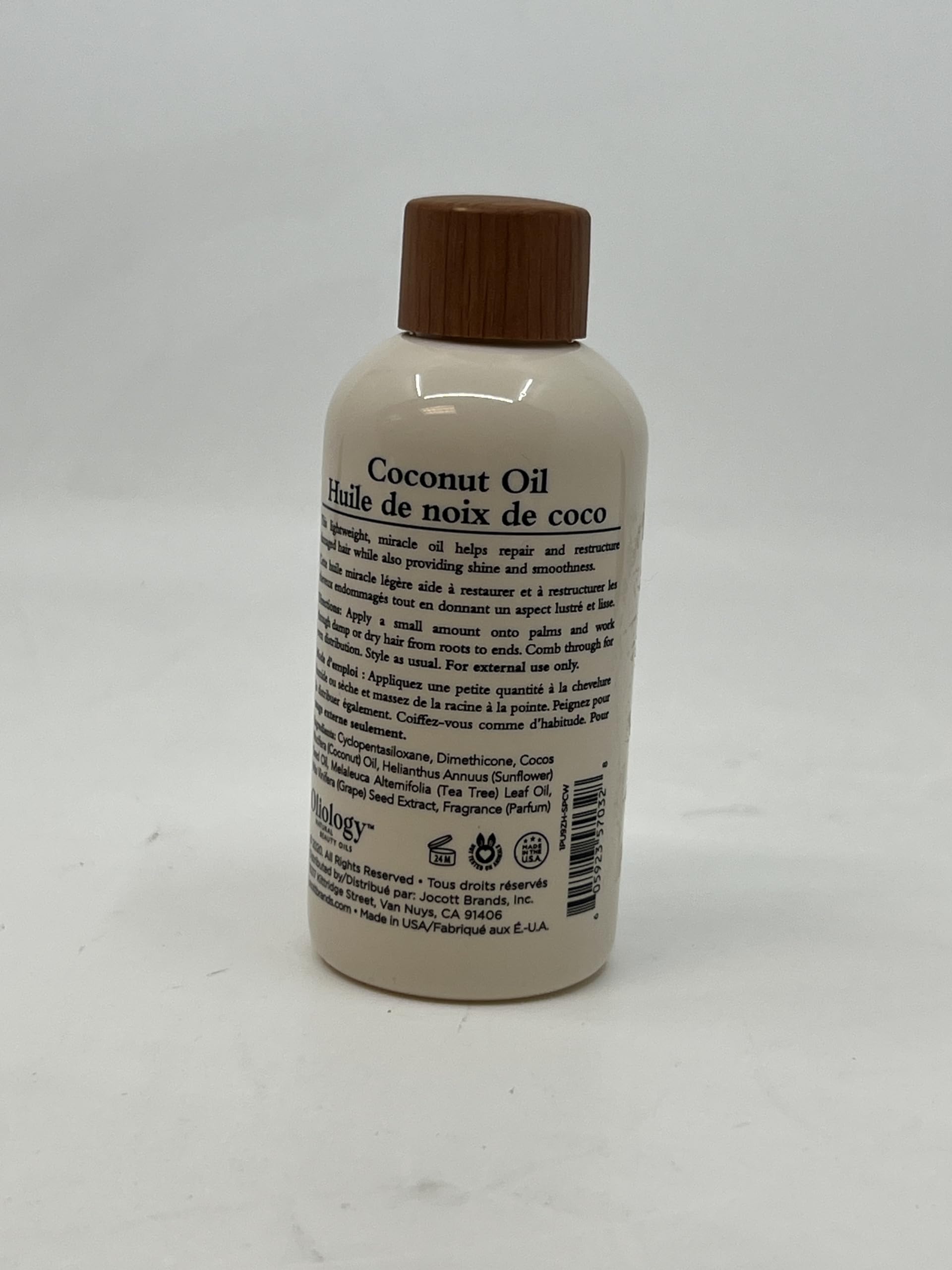 Oliology huile cheveux coco — protection légère contre les UV et agressions