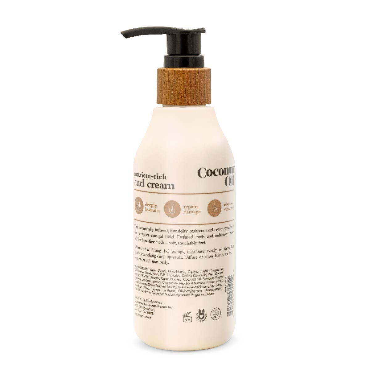 Ingrédients Botaniques Oliology – huile de coco pour soin nourrissant.