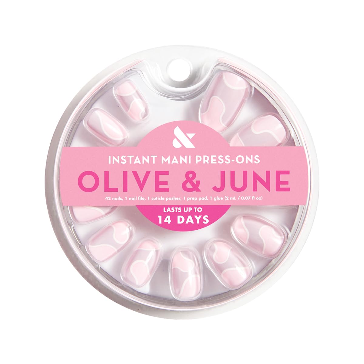 Ongles Olive et June Instant Mani avec 21 tailles pour ajustement personnalisé
