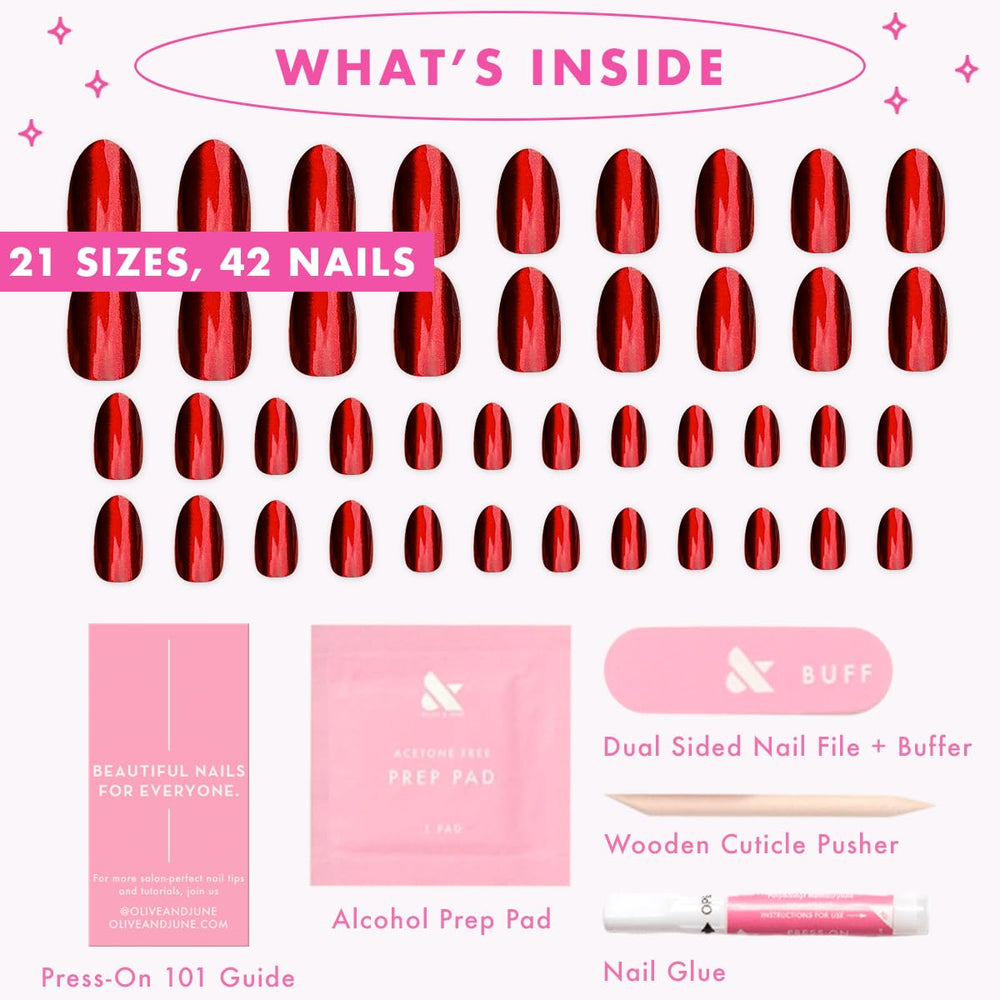 Application rapide avec Olive & June Instant Mani - 30 secondes par ongle.