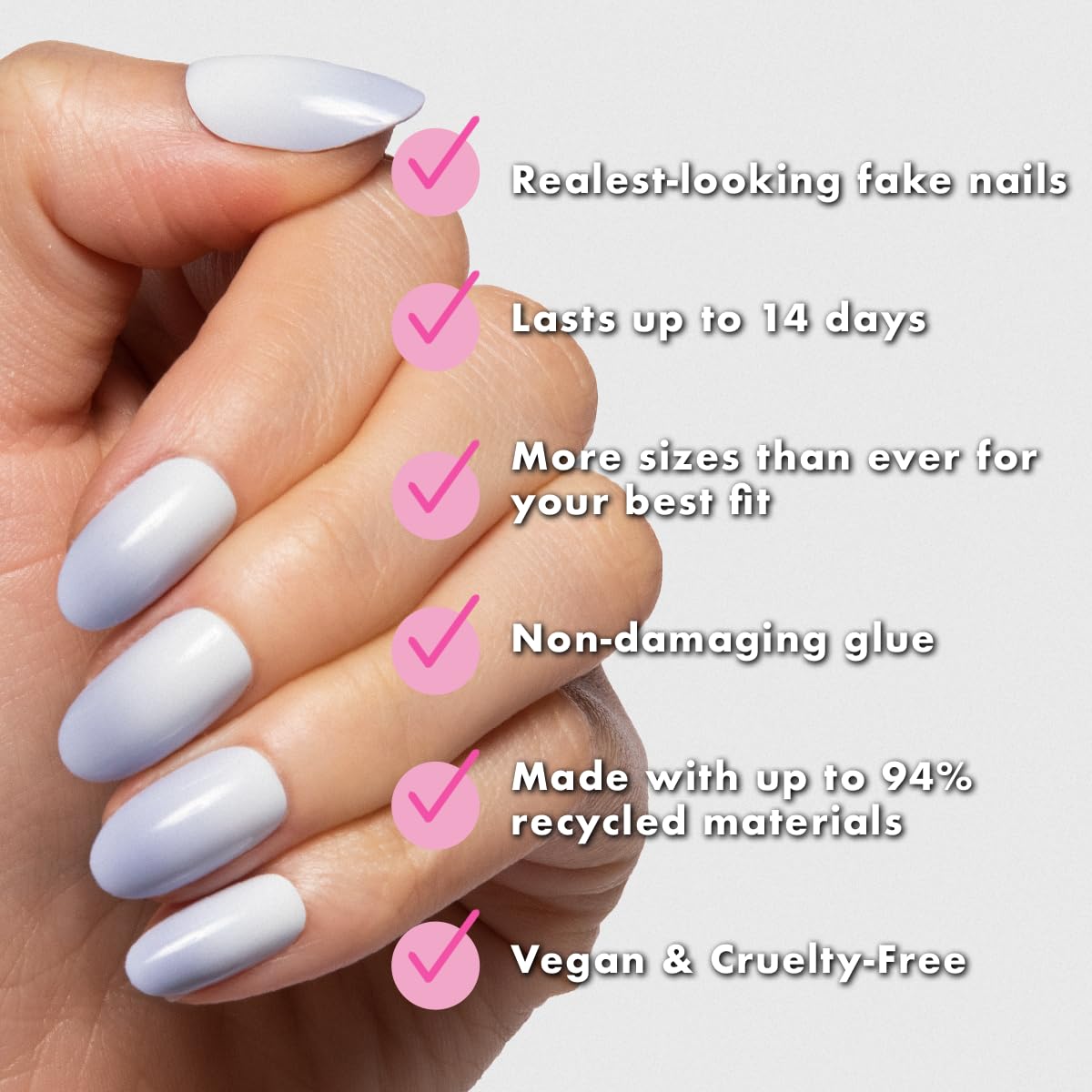 Colle non toxique Olive & June Instant Mani pour une adhérence sans dommages.