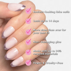 Kit complet Olive & June Instant Mani avec outils et instructions.