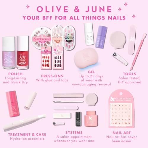 Manucure salon à domicile avec Olive & June Instant Mani sans rendez-vous.