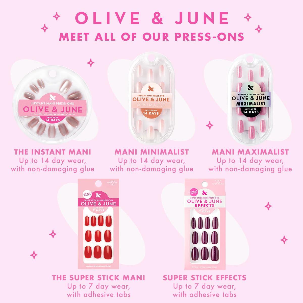 Matériaux recyclés à 94 pour cent Olive et June Instant Mani