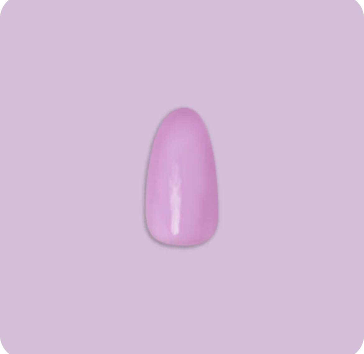Ongles adhésifs amande taille moyenne Olive & June, ajustement parfait pour différentes tailles d'ongles.