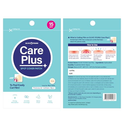 OLIVE YOUNG Care Plus Pansement Bouton, appliqué sur peau pour une action rapide