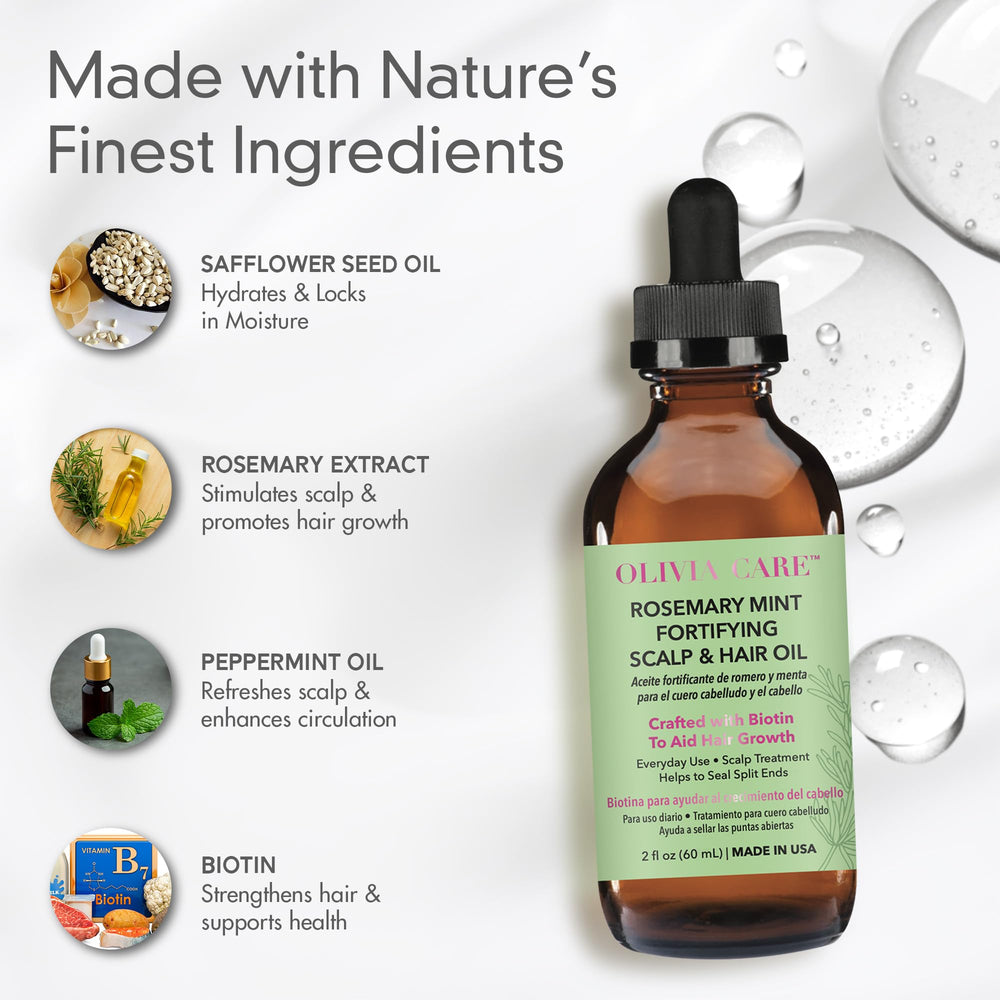 Olivia Care formule légère cheveux : texture légère adaptée à une utilisation quotidienne.