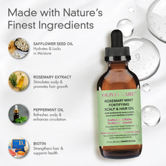 Olivia Care formule légère cheveux : texture légère adaptée à une utilisation quotidienne.