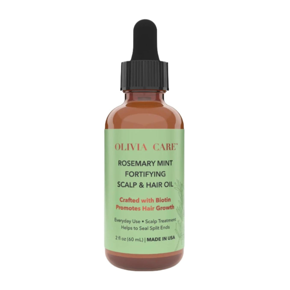 Olivia Care huile romarin cheveux : nourrit le cuir chevelu et revitalise les longueurs.