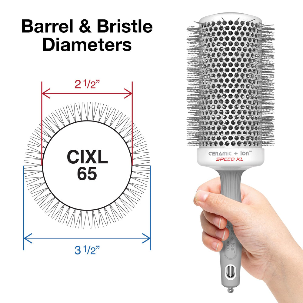 Olivia Garden Ceramic + Ion Speed XL – brins ioniques anti statiques pour lisser les frisottis