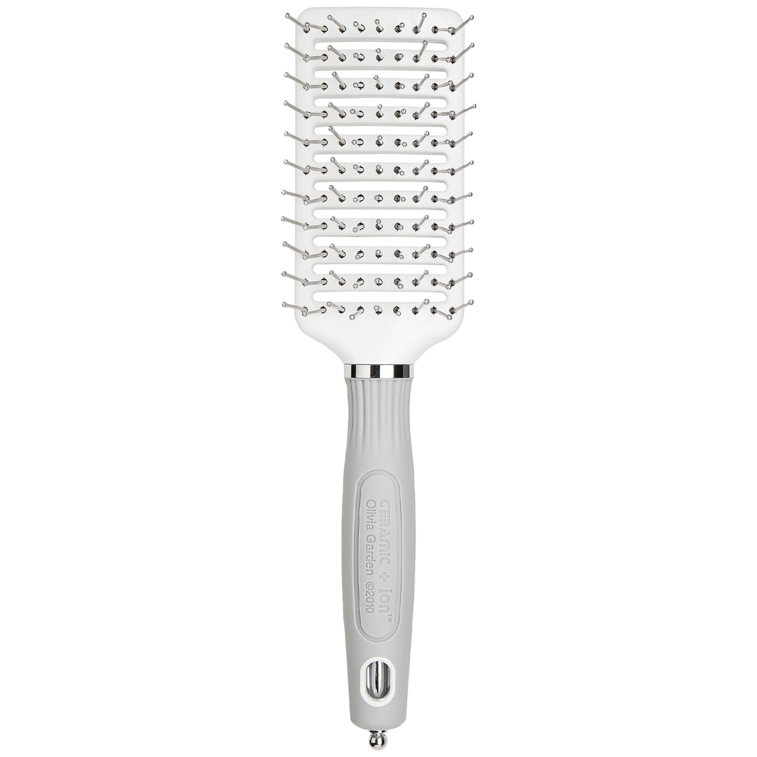 Brosse Olivia Garden Turbo Vent Pro avec céramique et ion pour démêler efficacement.