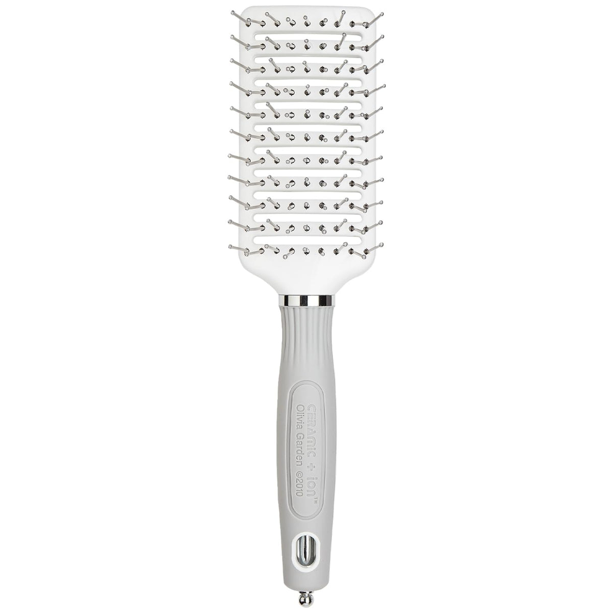 Brosse Olivia Garden Turbo Vent Pro avec céramique et ion pour démêler efficacement.