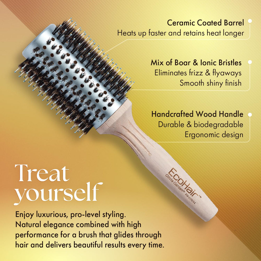 Barillet céramique pour séchage rapide et chaleur homogène, EcoHair.