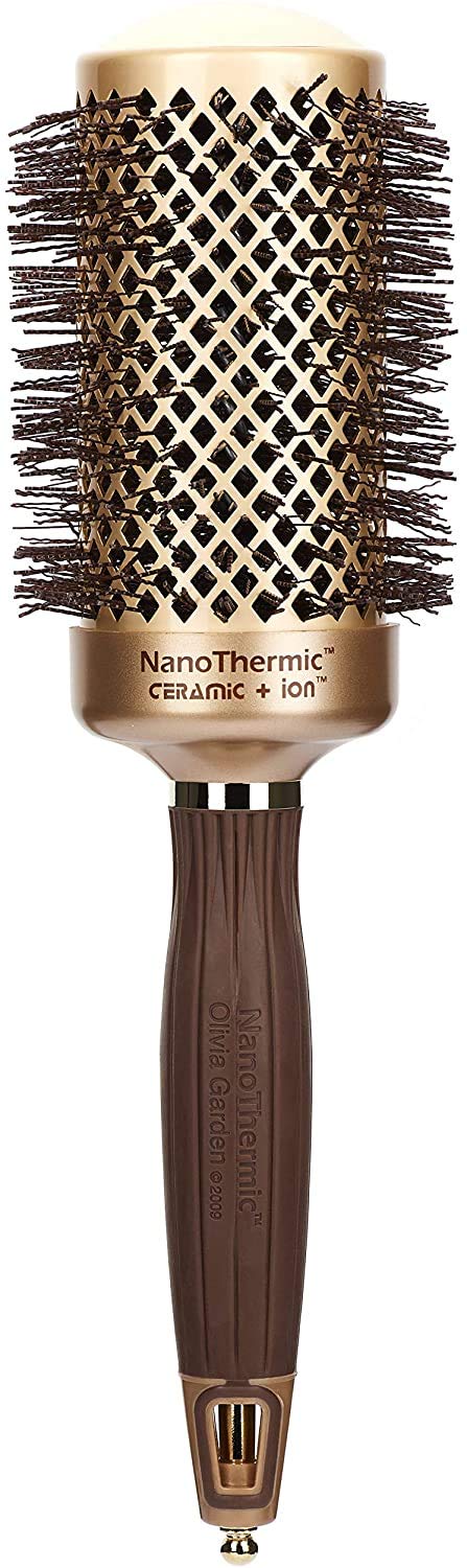 Olivia Garden NT-54 – poignee-ergo, prise en main confortable pendant le brushing.