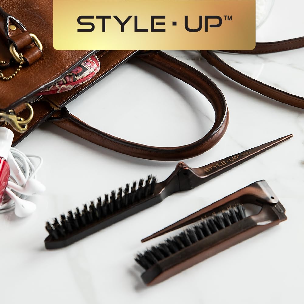 Olivia Garden Style-Up: brosse pliante idéale pour salon et maison.