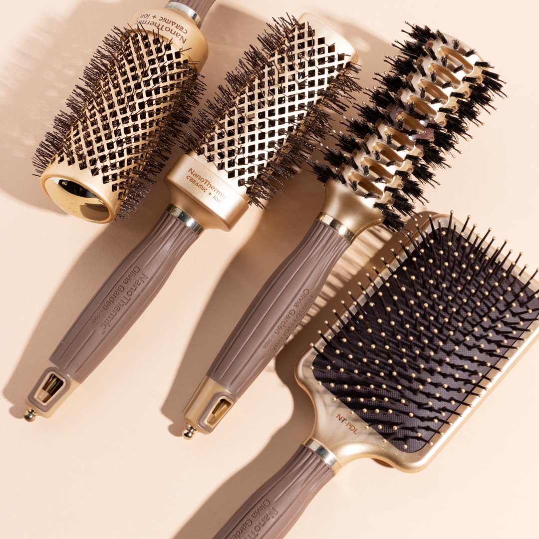 Brosse Olivia Garden NT-PDL Paddle - usage quotidien pour démêlage et mise en forme.