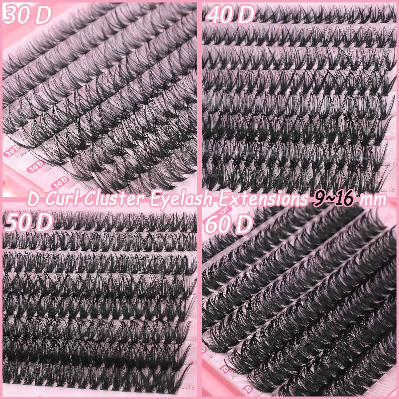 OLLAVO d-curl fluffy wispy lashes for dramatic definition