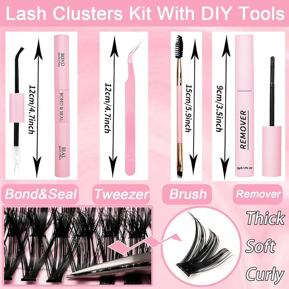 Longueurs 9–18 mm dans le kit pour diverger les styles de regard.