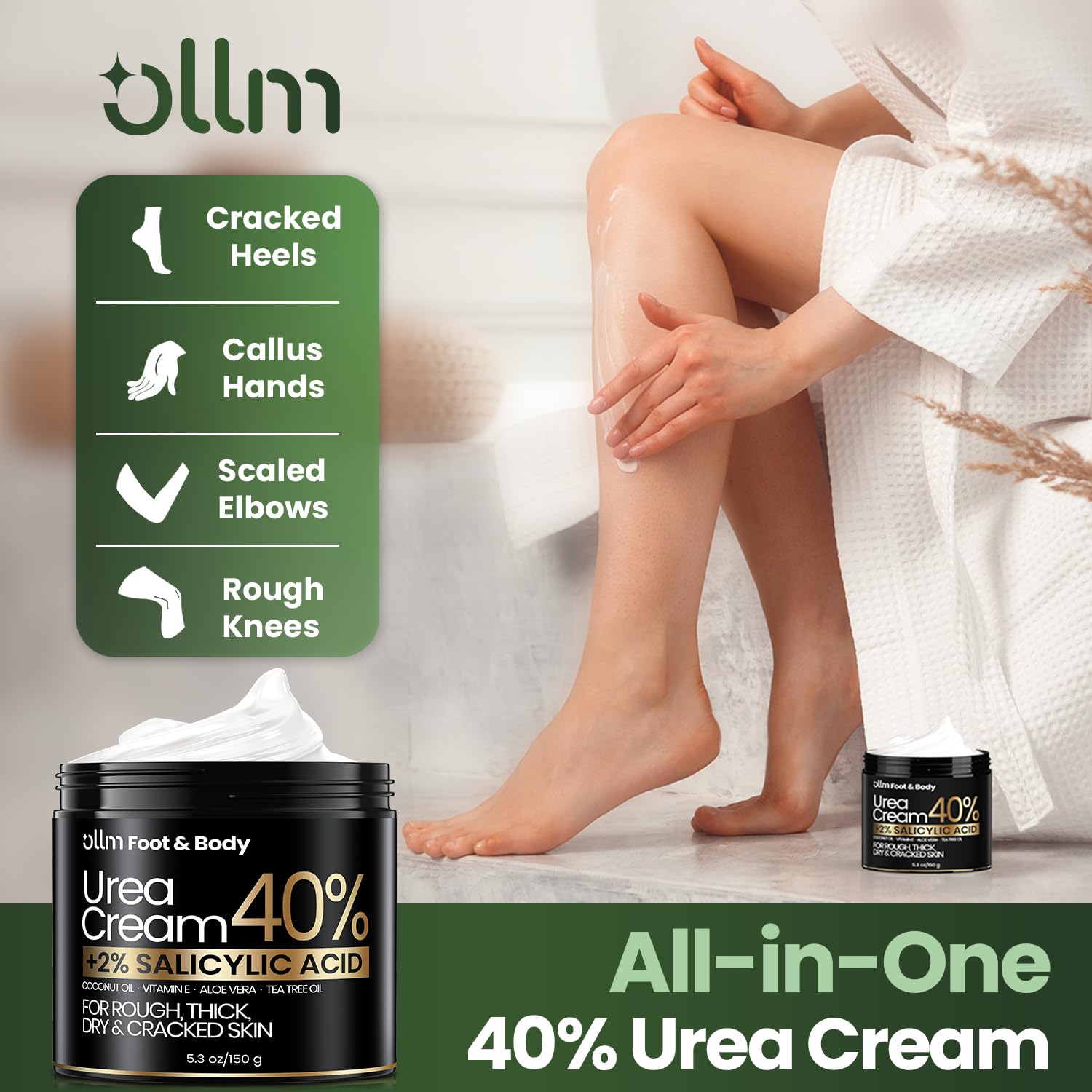 OLLM Urea 40: talons secs soulagés