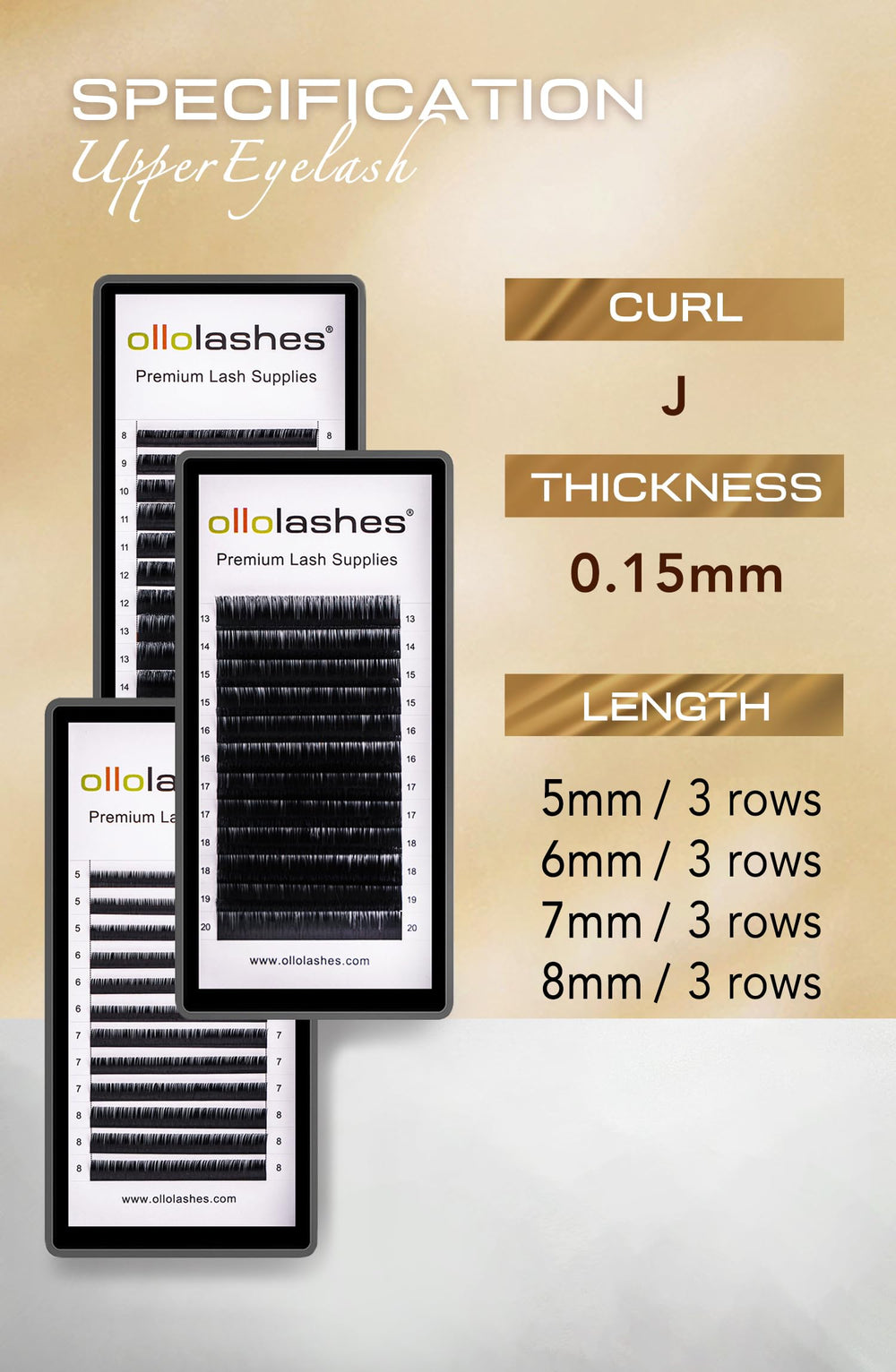 OLLOLASHES noir-matte sans cruauté, allure professionnelle durable.