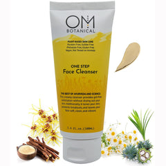 OM Botanical Nettoyant Visage Une Étape : exfoliation douce pour une peau lumineuse.