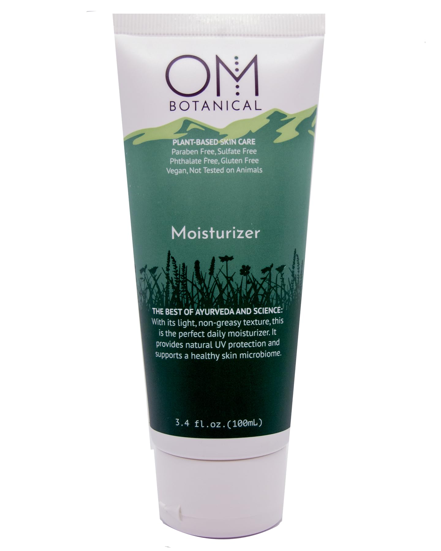 OM Botanical lotion hydratante visage bouteille: hydratation durable et soin léger.