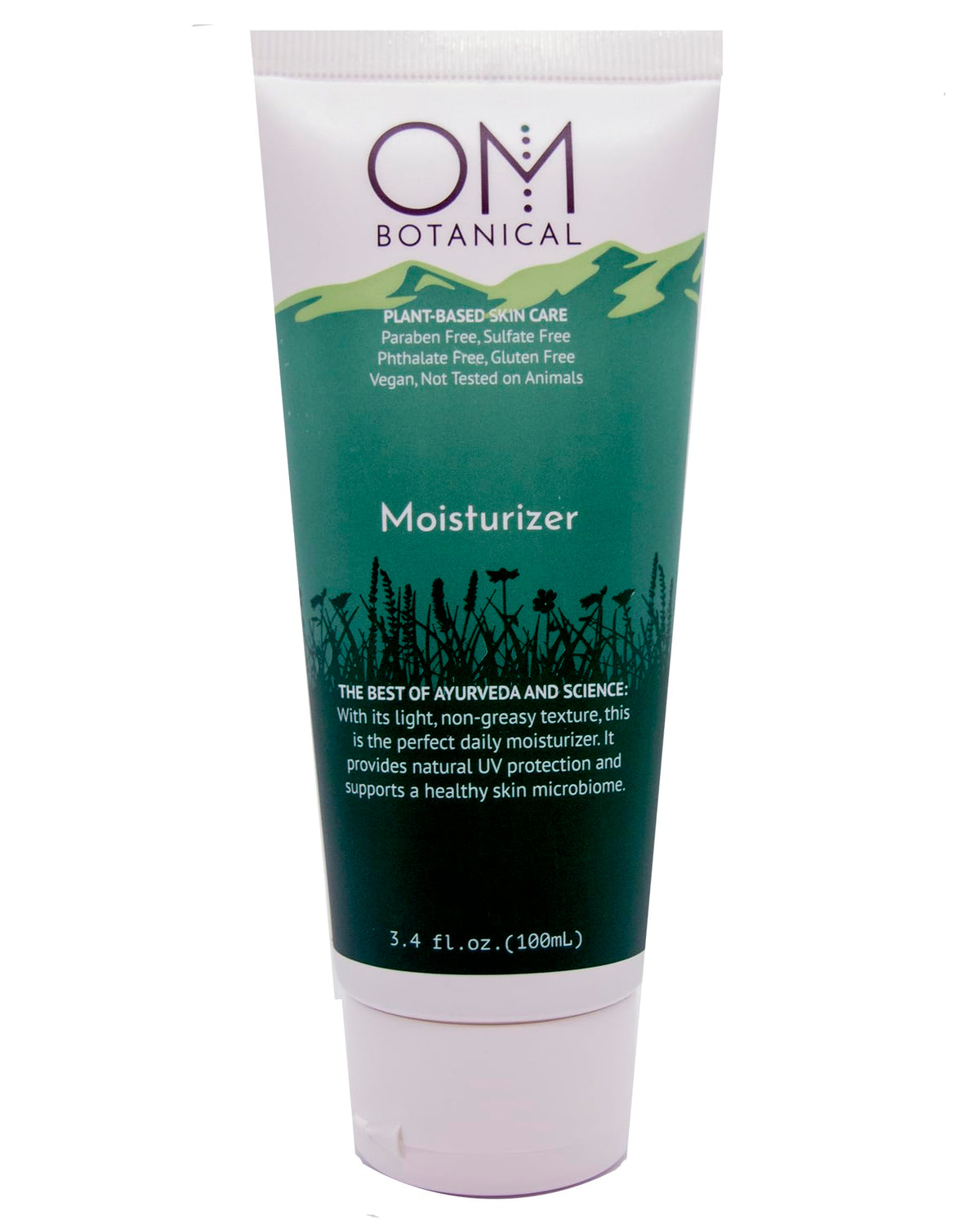 OM Botanical lotion hydratante visage bouteille: hydratation durable et soin léger.