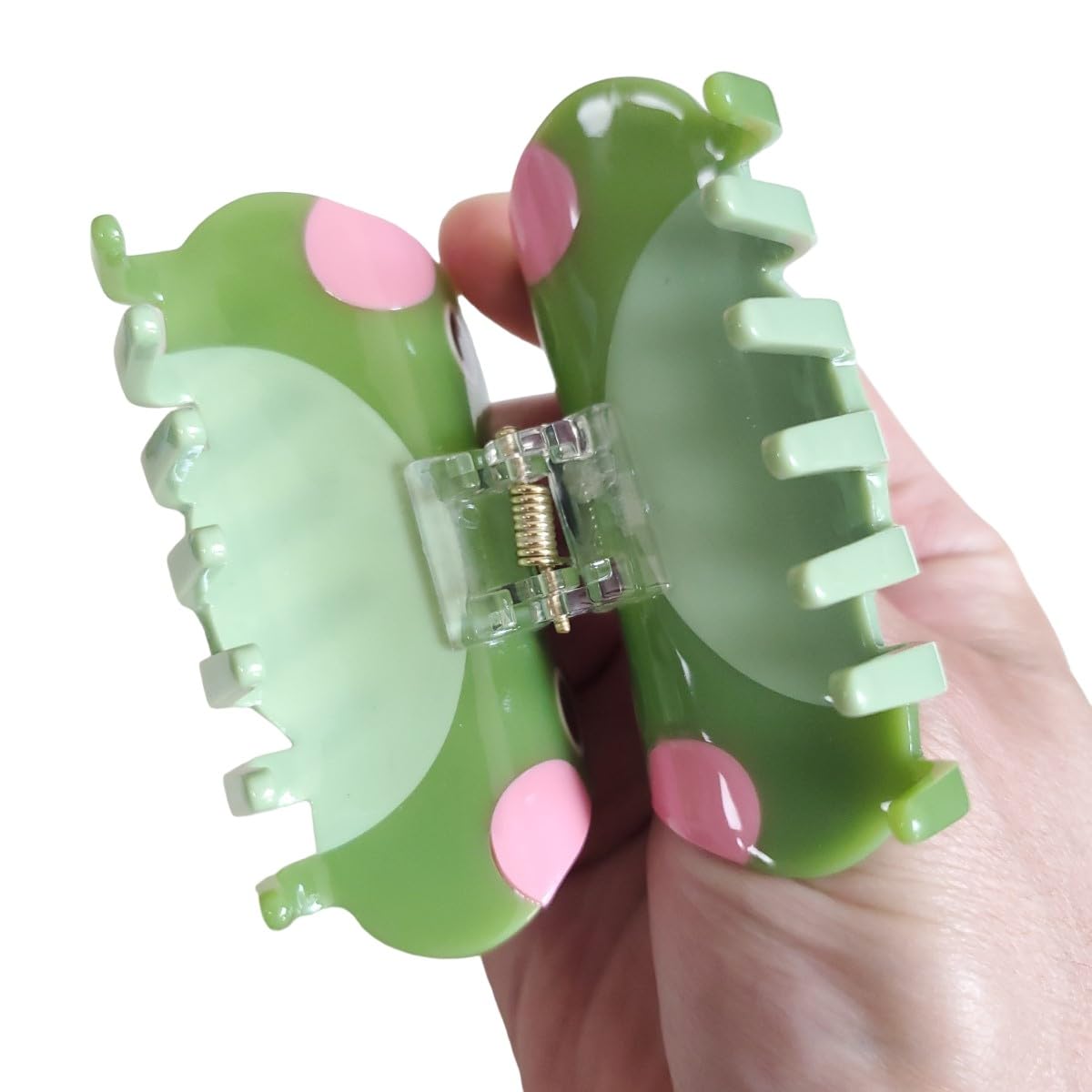OMG Decor accessoire cheveux grenouille verte, idéale pour habiller et fixer les mèches