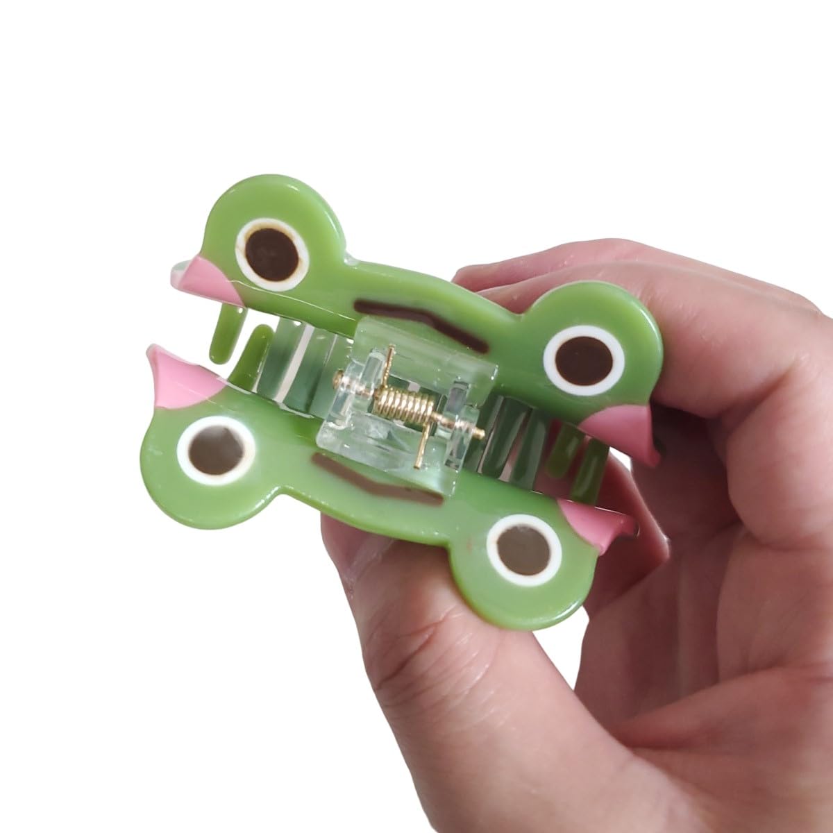 OMG Decor design grenouille verte - accessoire polyvalent pour looks décontractés