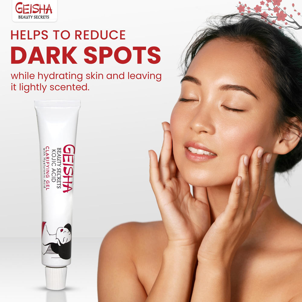 OMIC Geisha Gel Kojic Acide – Texture légère qui pénètre rapidement sans film gras.