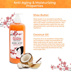 OMIC Geisha, mousse lavante riche qui laisse la peau douce et propre.