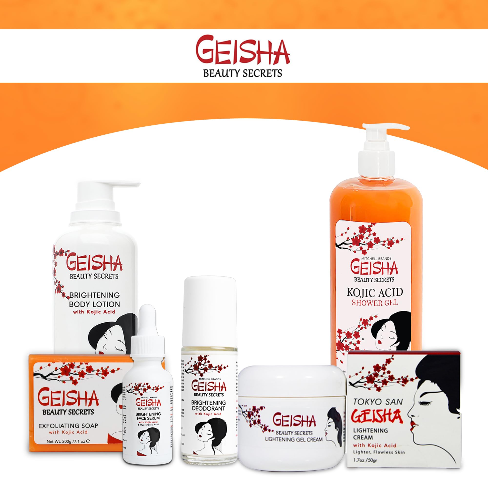 OMIC Geisha, rendu potentiel d’un teint plus uniforme après utilisation.