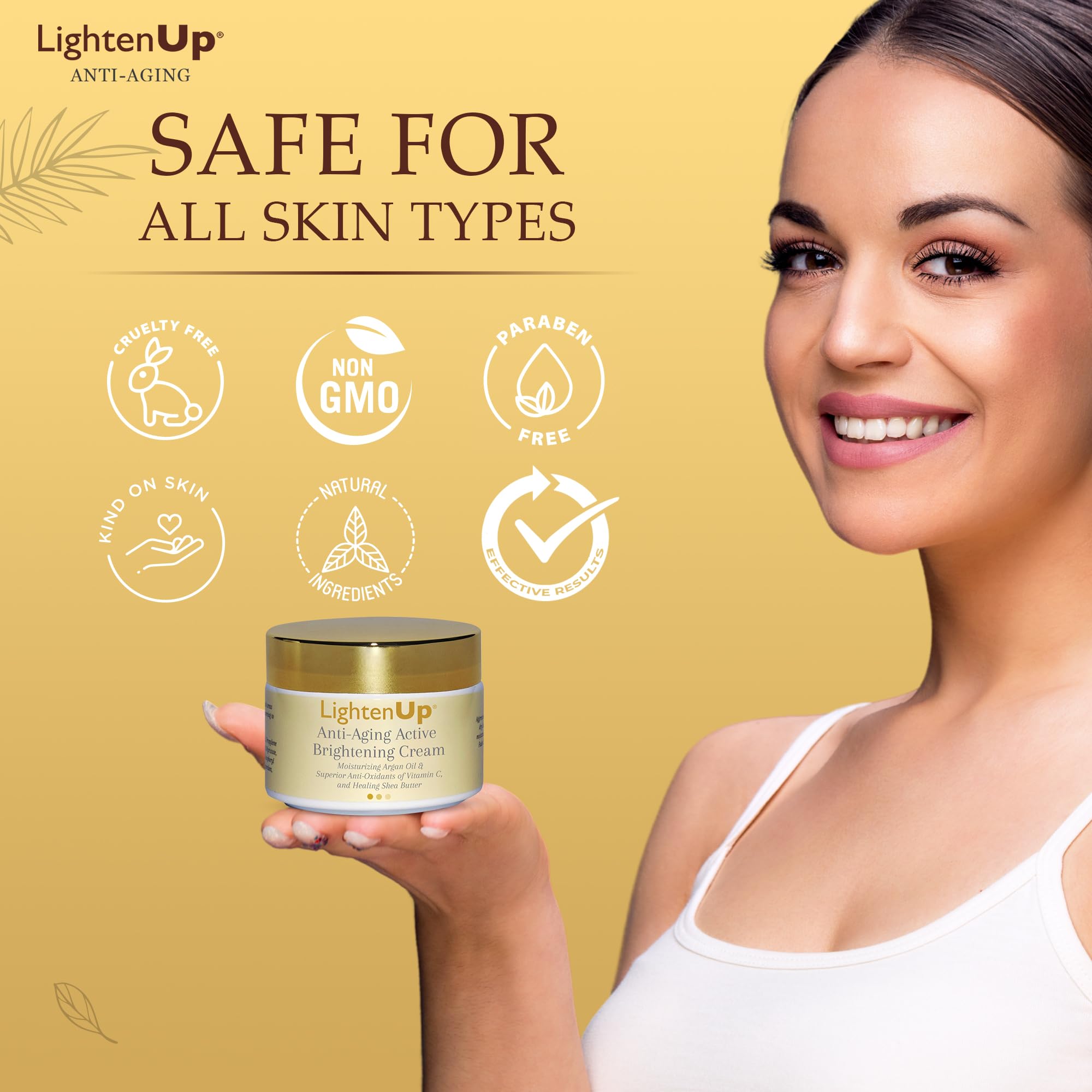 OMIC Lighten-Up crème corps pour une peau unifiée et hydratée