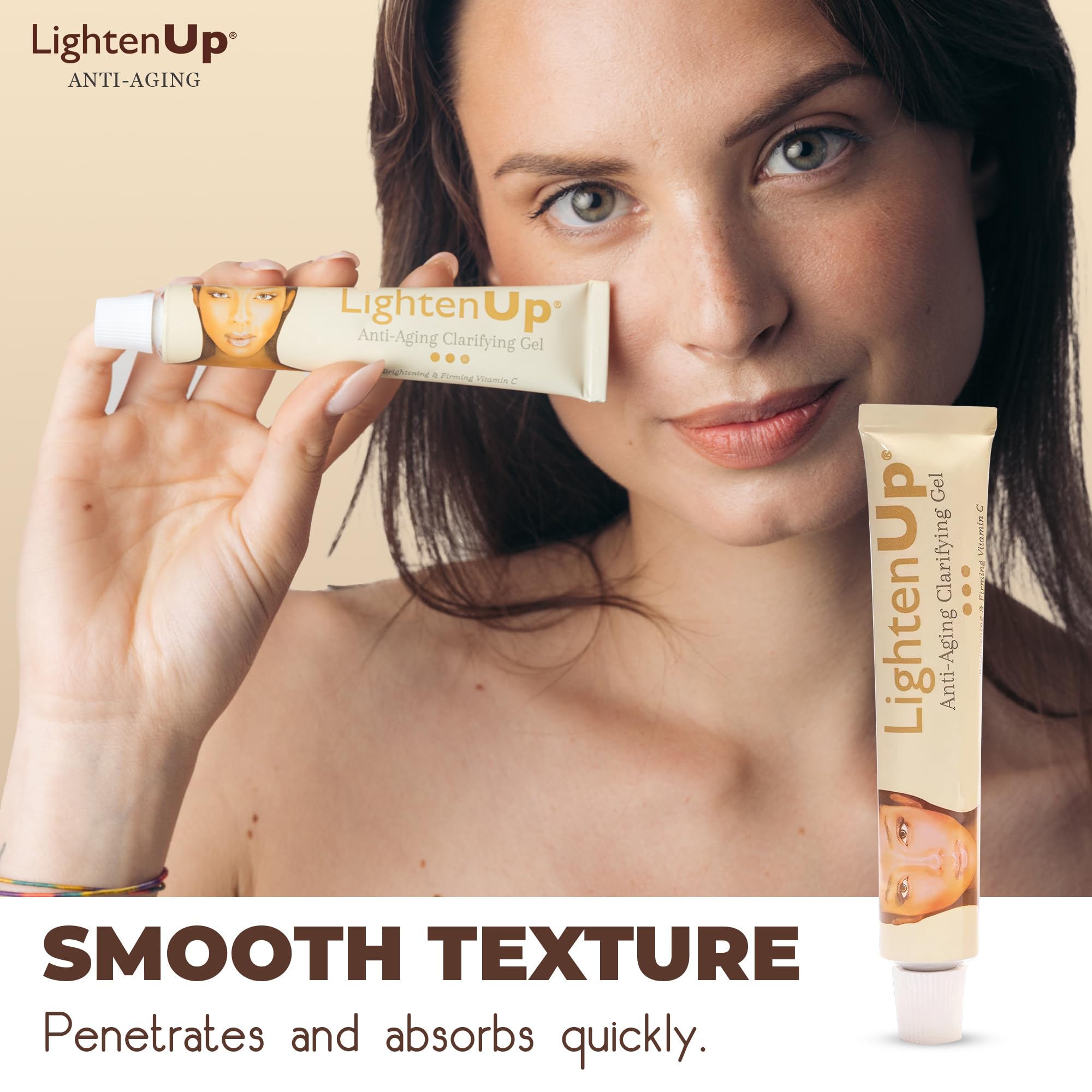 Huile d’Argan dans Lighten-Up pour nourrir et assouplir la peau.