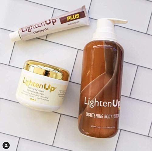 Avant/après potentiels avec OMIC Lighten-Up Plus sur les zones ciblées