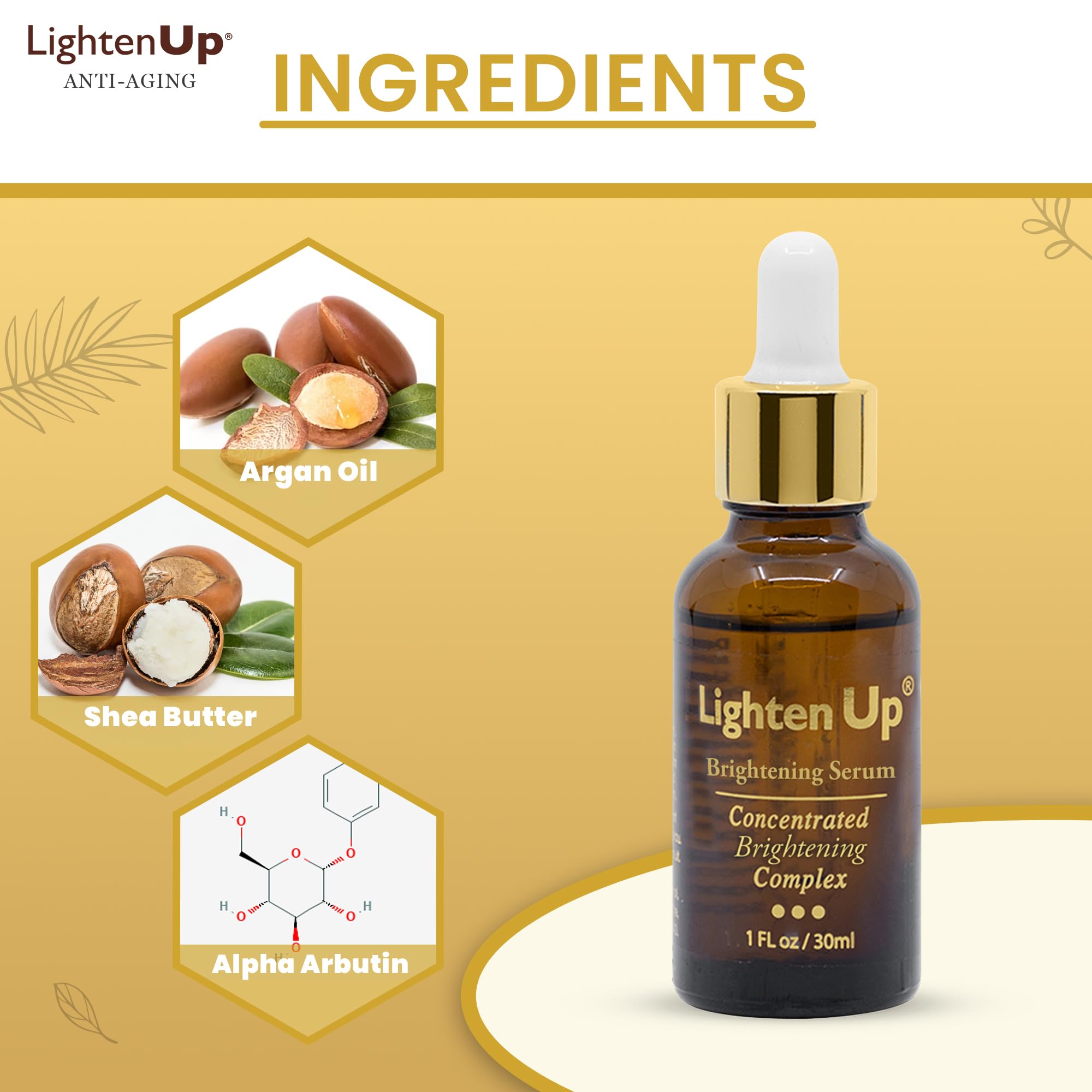 Texture légère et non grasse du sérum Lighten-Up OMIC